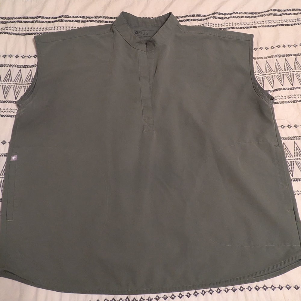 Figs Scrub Top Moss Rafaela Oversized